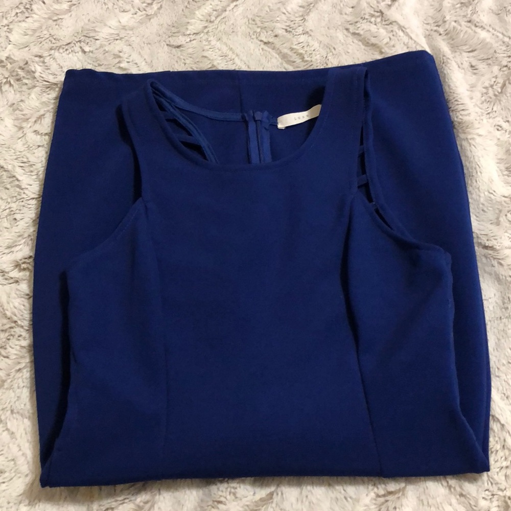 Royal blue dress